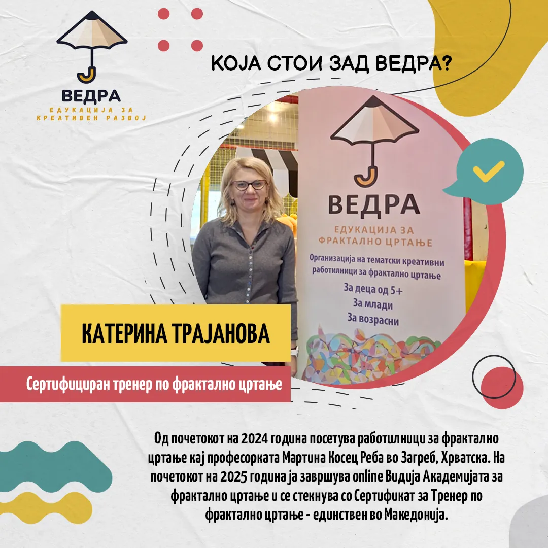Катерина Трајанова - ВЕДРА Едукација